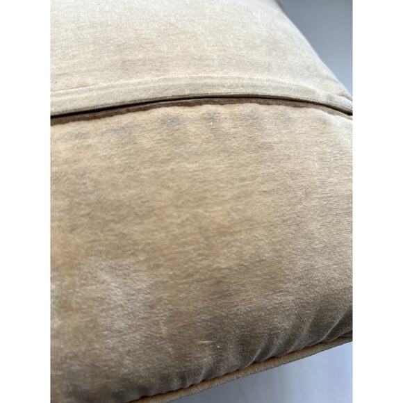 Vintage Needlepoint Scottish Terrier Dog Velvet Tan 10" x 10" Zipper - Picture 5 of 9